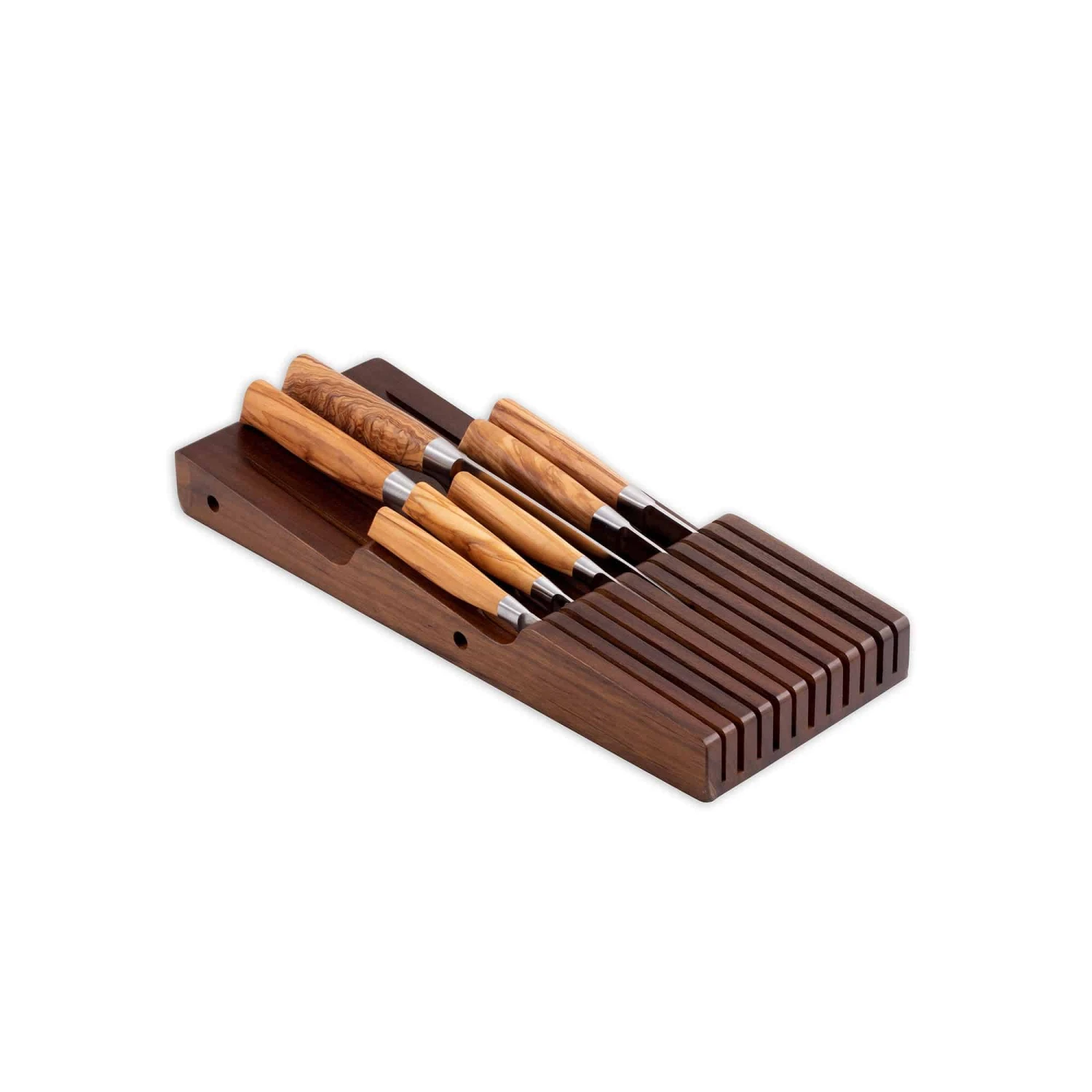 11 Slot Contemporary Acacia In-Drawer Knife Holder 7 11 Slot Contemporary Acacia In-Drawer Knife Holder – Bild 7