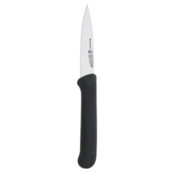 3 Inch Spear Point Parer With Matching Sheath - Black