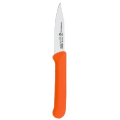 3 Inch Clip Point Parer With Matching Sheath - Orange