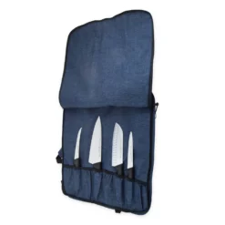 Preservation 8 Pocket Heather Navy Knife Roll -Messermeister Verkaufsgeschäft 3088 8N B 2000