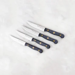 Custom 4 Piece Steak Knife Set -Messermeister Verkaufsgeschäft 8684 4 4S Marble Web B