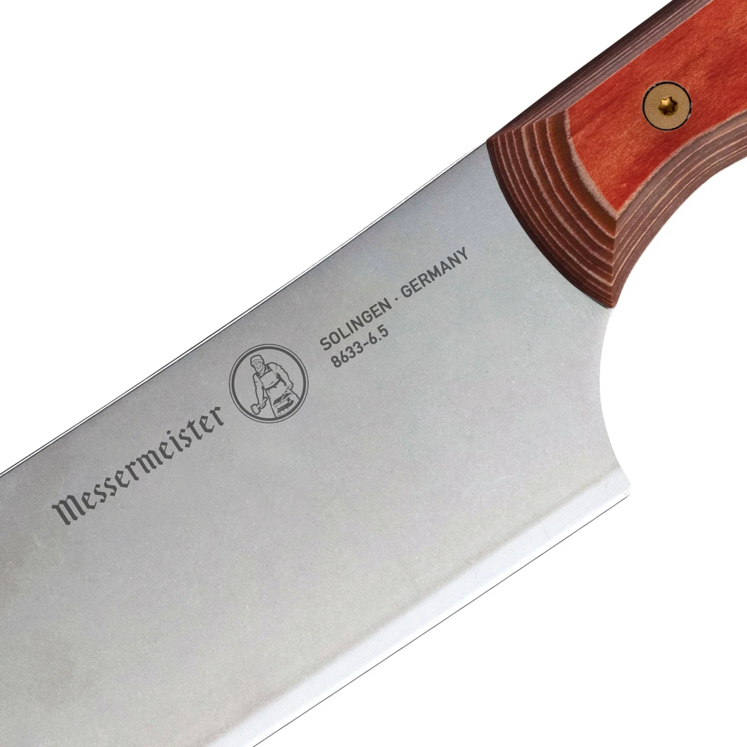 Custom Terra Red 6.5 Inch Nakiri 2 Custom Terra Red 6.5 Inch Nakiri – Bild 2