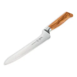 Oliva Elite 8 Inch Scalloped Offset Knife -Messermeister Verkaufsgeschäft E6644 8C