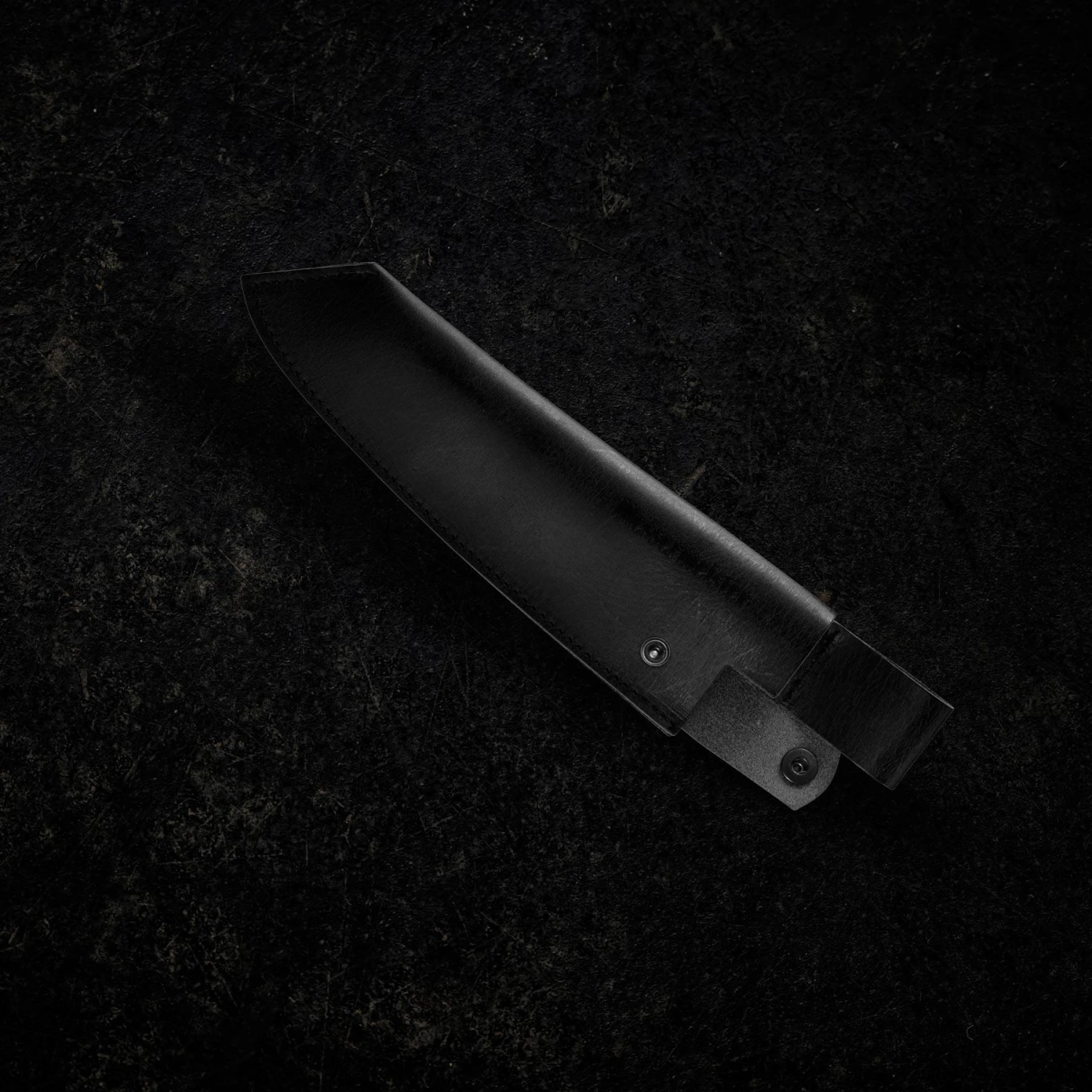 Leather Belt Sheath For Overland Chef's Knife 1 Leather Belt Sheath For Overland Chef's Knife